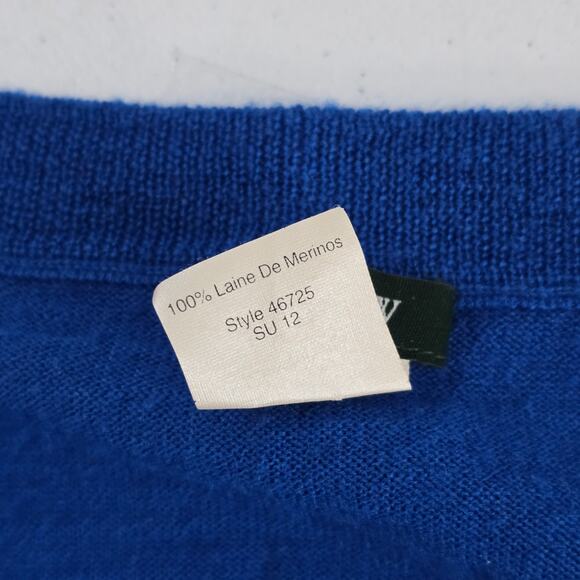 J Crew Merino wool Tippi sweater blue 46725 womens S 6868 - Picture 6 of 7